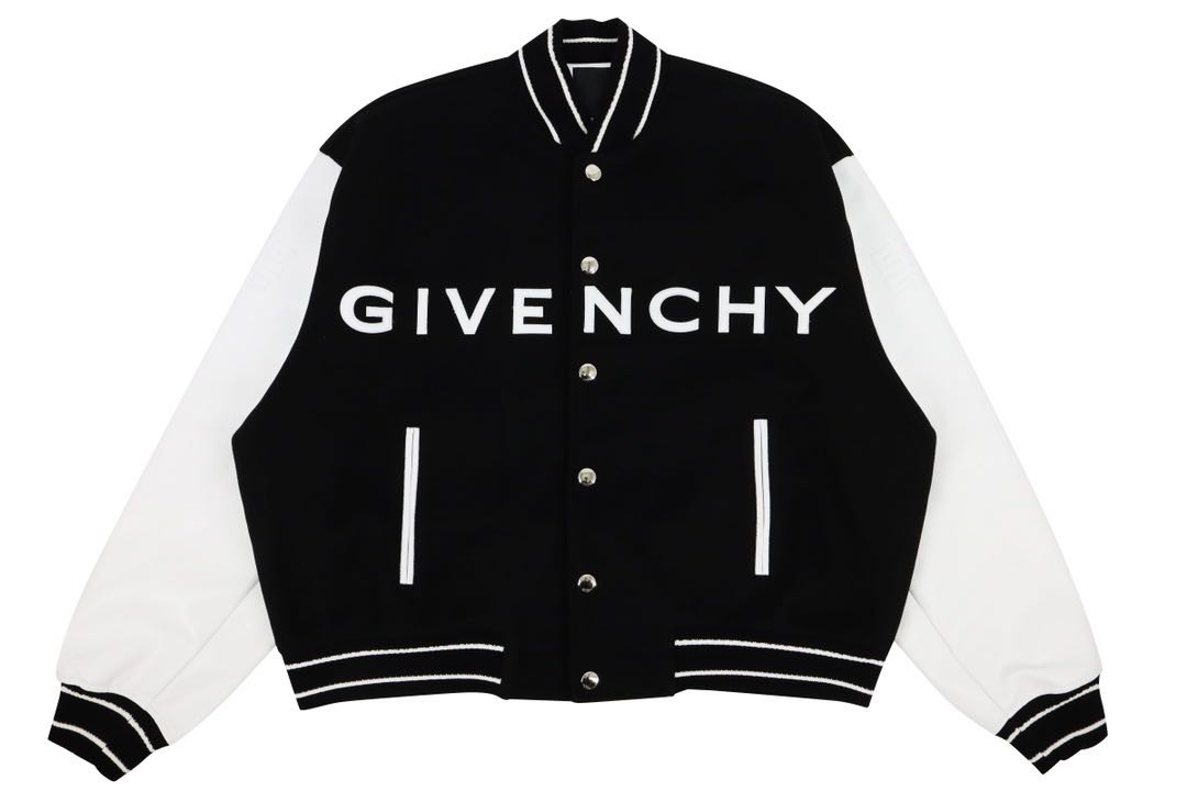 On sale💕GIVENCHY紀梵希21FW羊毛羊皮棒球服外套夾克永遠不退