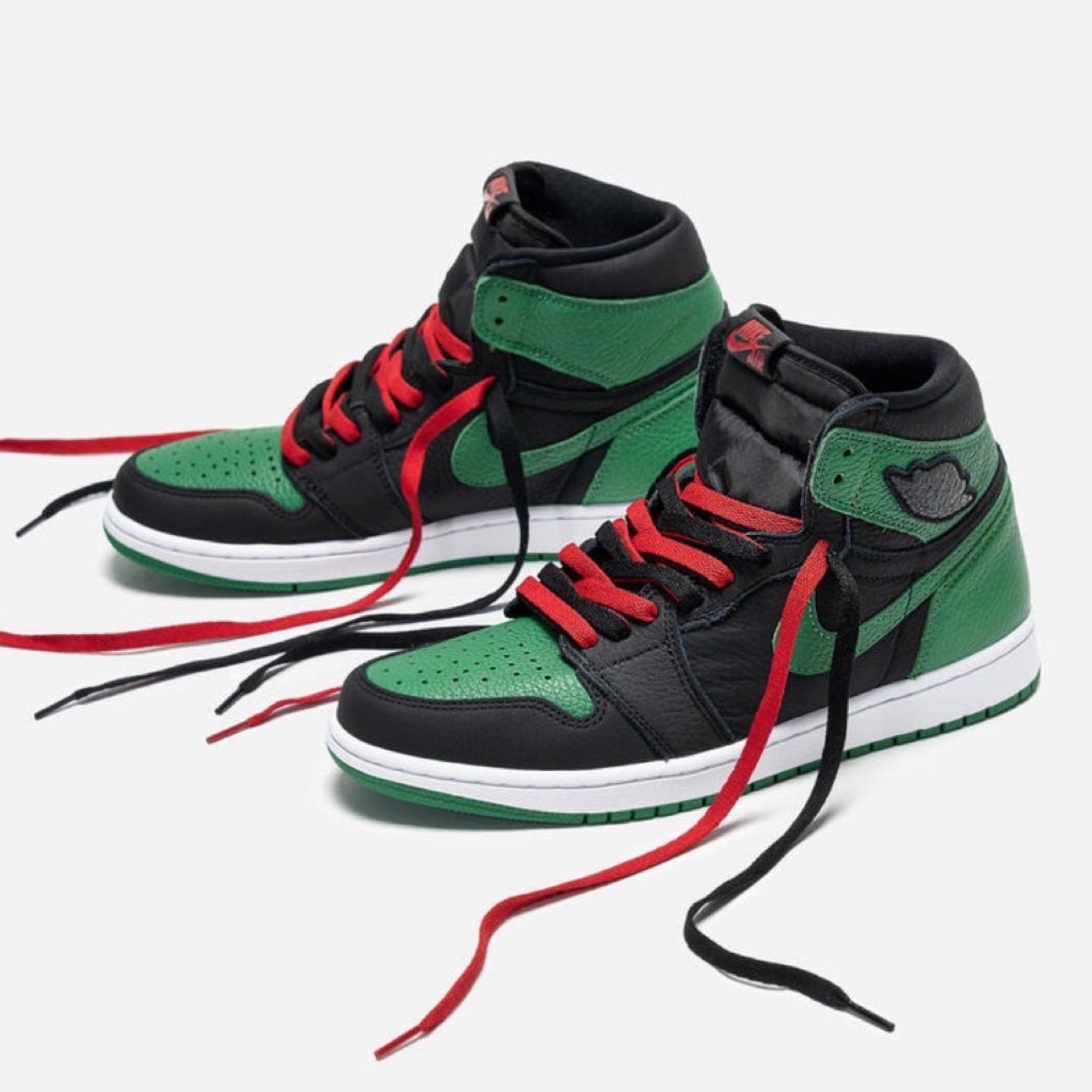 R'代購Air Jordan 1 Retro High OG Pine Green 賽爾提克海尼根黑綠紅