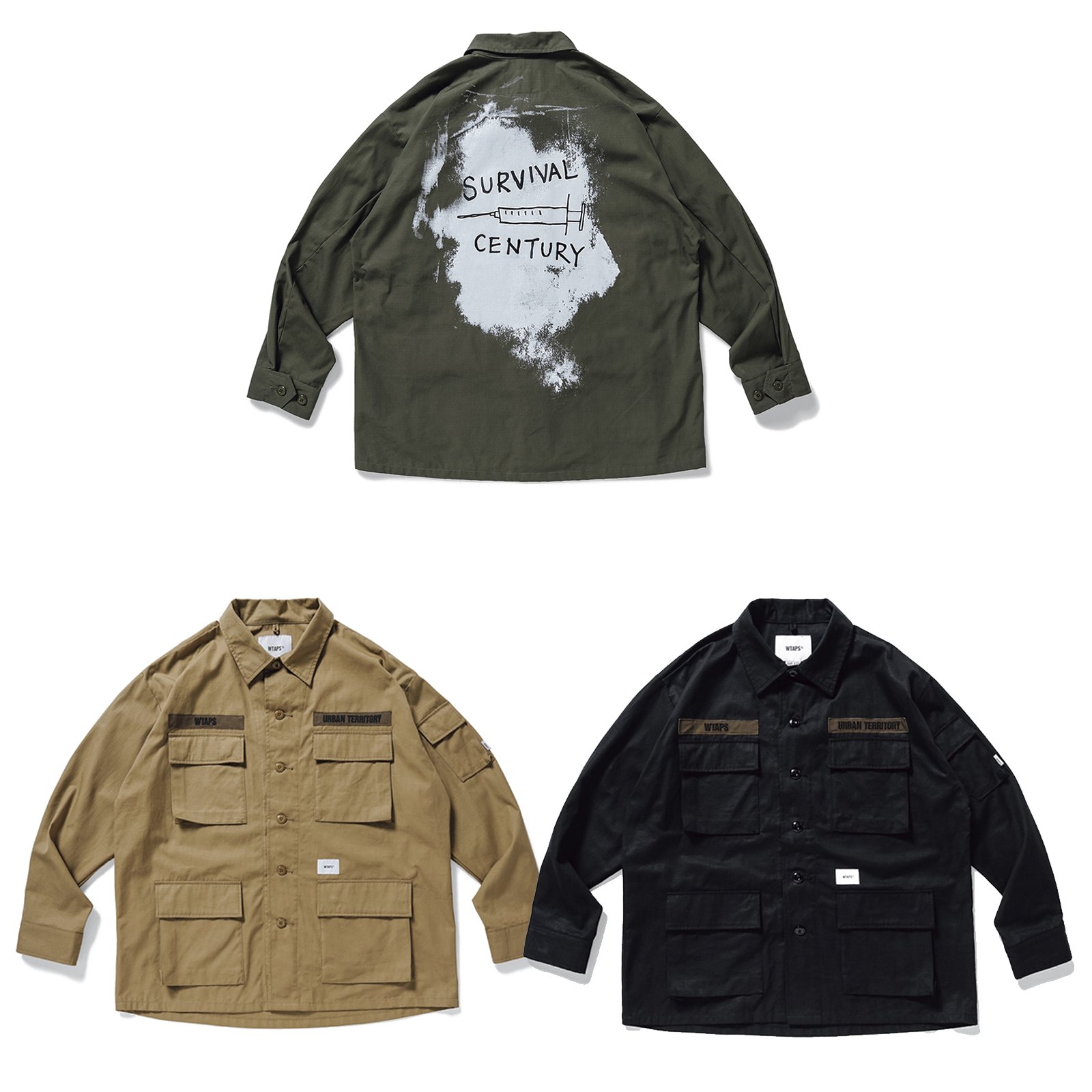 希望商店】WTAPS JUNGLE LS 02 21SS 四袋針筒軍事風格軍衫| Yahoo奇摩拍賣