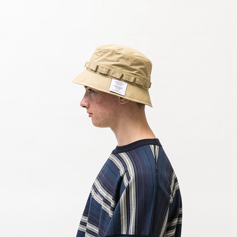 希望商店】WTAPS JUNGLE 01 HAT NYCO RIPSTOP 22SS LOGO 刺繡漁夫帽