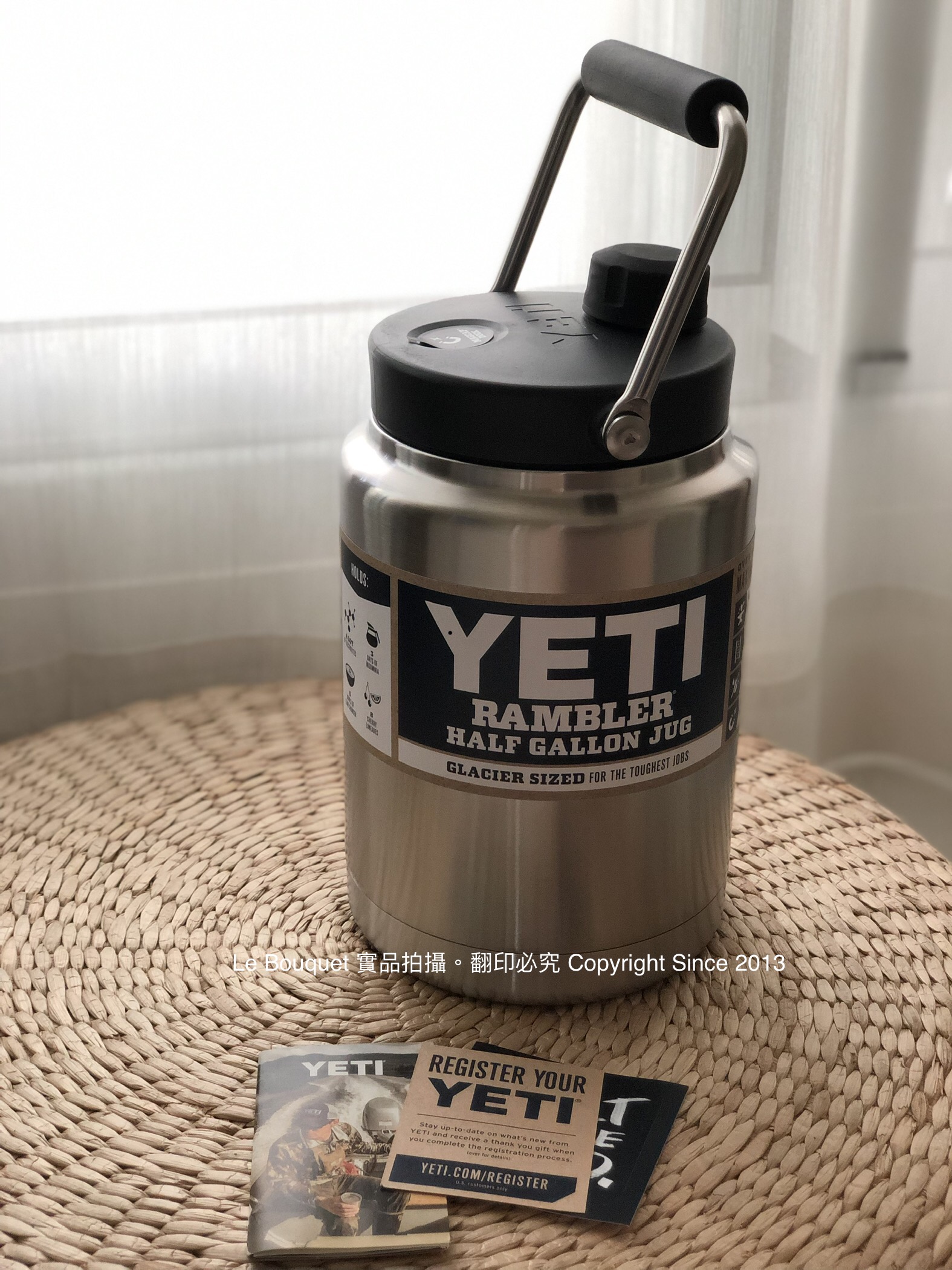 美國代購】YETI 冰壩杯RAMBLER HALF GALLON JUG 官網限定半加侖磁吸蓋