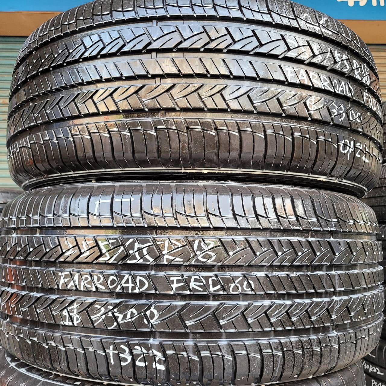 [泰和輪胎］中古落地胎 255/55R18 遠路FRD66