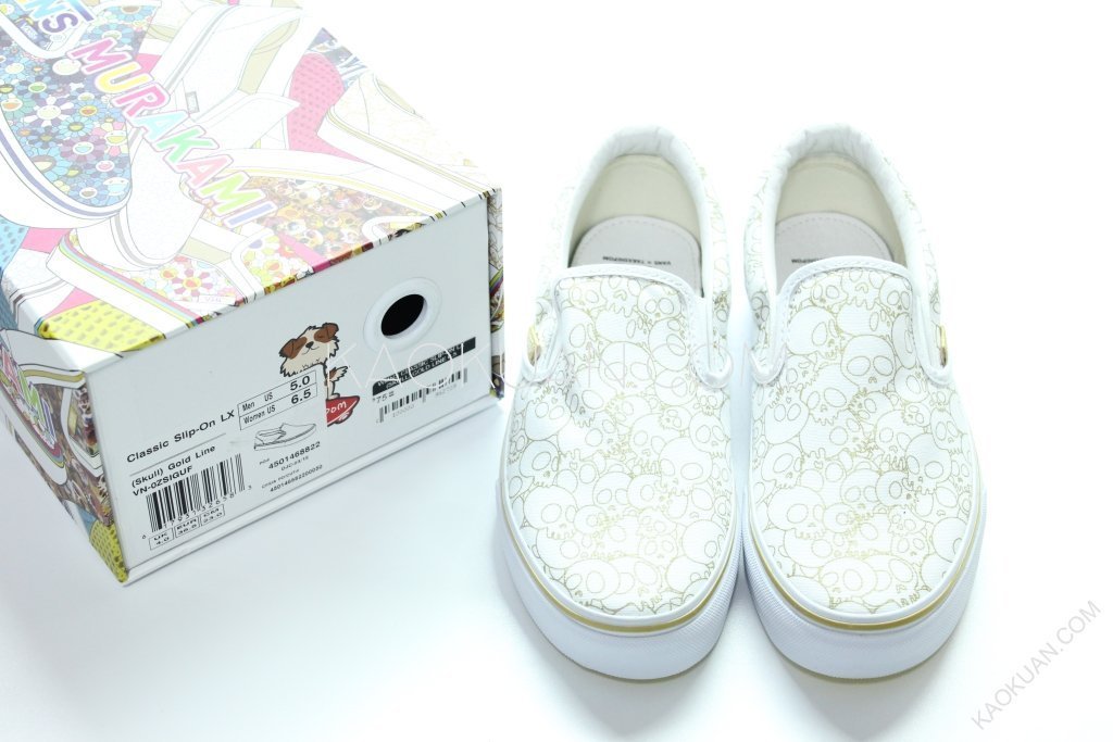 高冠國際貿易】VANS X TAKASHI MURAKAMI SLIP ON LX 白金骷顱村上隆