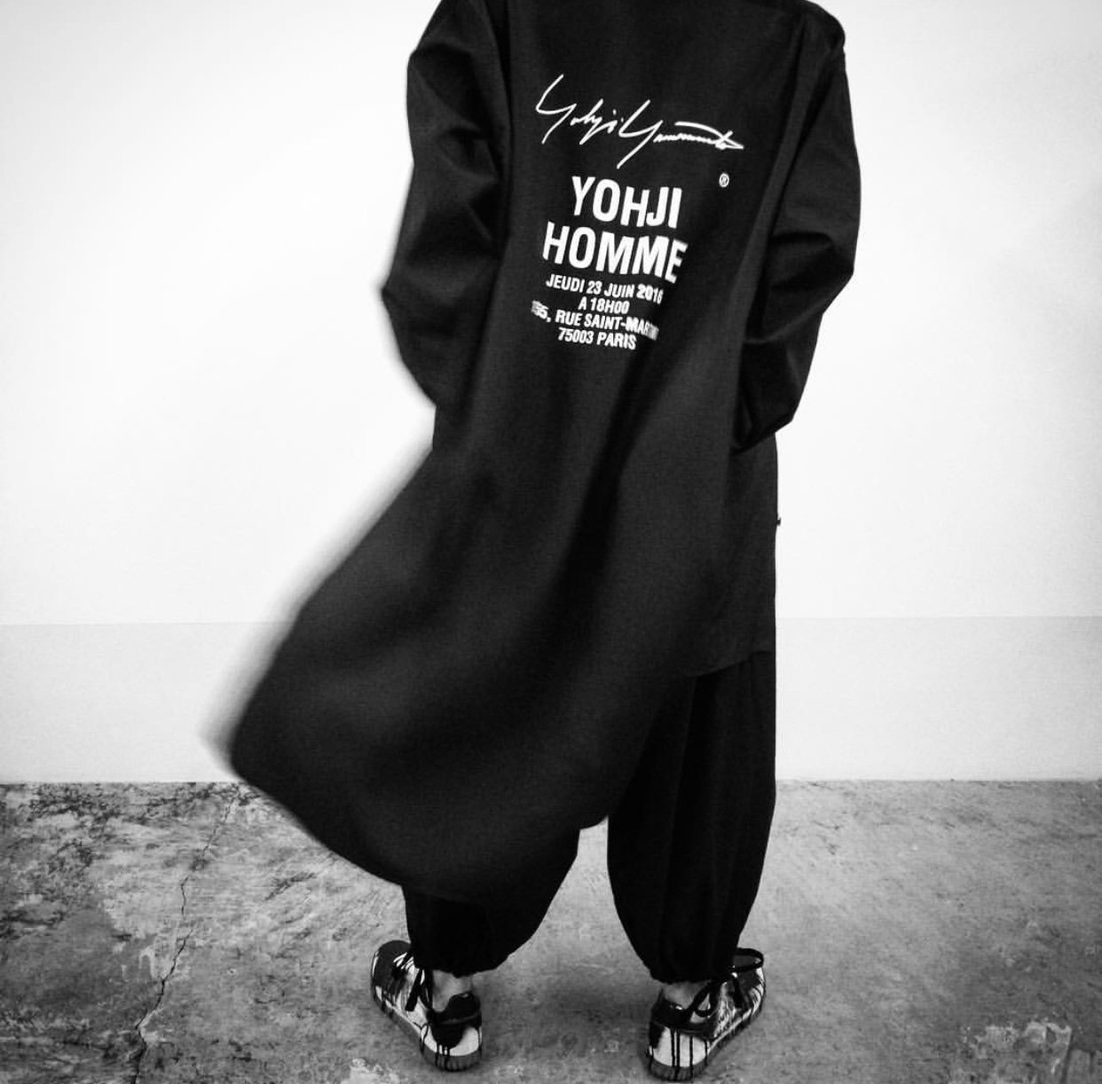 完售Yohji Yamamoto pour homme 山本耀司staff coat staff shirt 2018