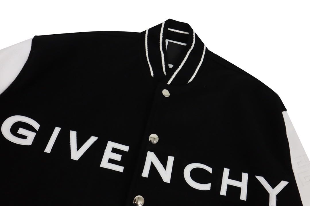 On sale💕GIVENCHY紀梵希21FW羊毛羊皮棒球服外套夾克永遠不退流行百搭