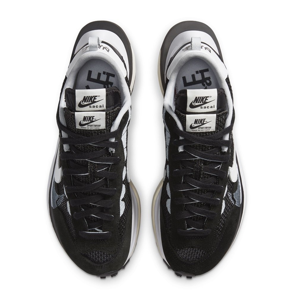 A-KAY0】NIKE X SACAI VAPORWAFFLE BLACK WHITE 黑白【CV1363-001