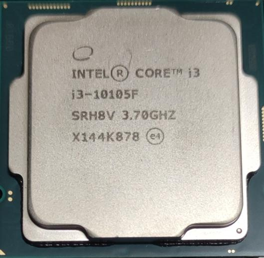 Intel i3-10105F 3.7G/無內顯/1200 4核/8緒(i3-10100 i3-10100F參考)