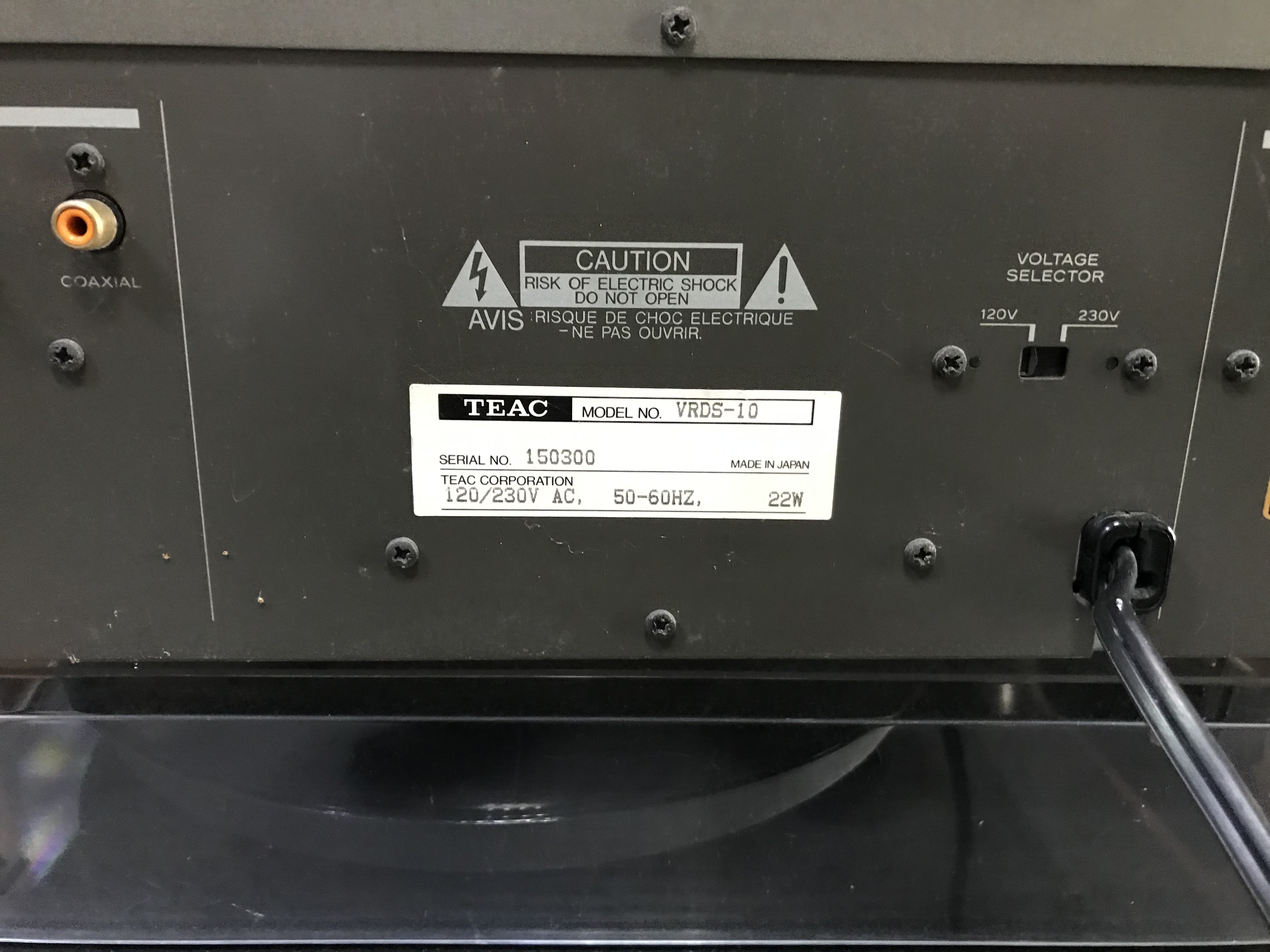 TEAC CD VRDS-10 CD 播放機| Yahoo奇摩拍賣