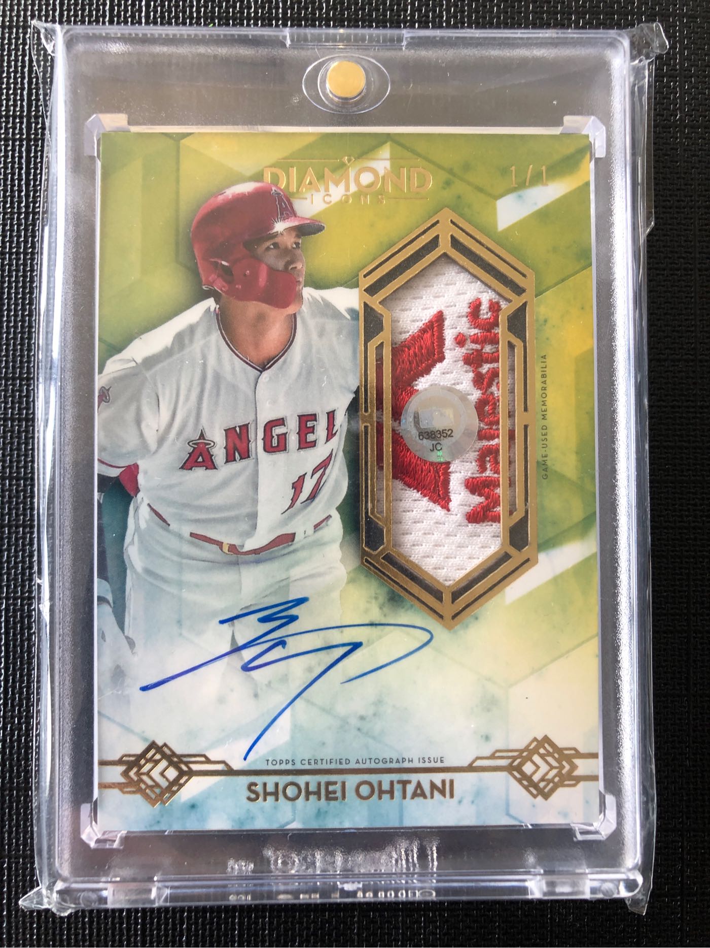 2020 Topps Diamond Icons Ohtani Patch auto 1/1(僅分享請勿下標