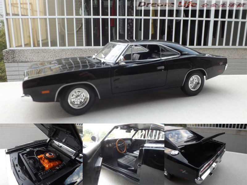 Maisto 精品】1/18 1969 Dodge Charger R/T 道奇挑戰者美國肌肉車~全新