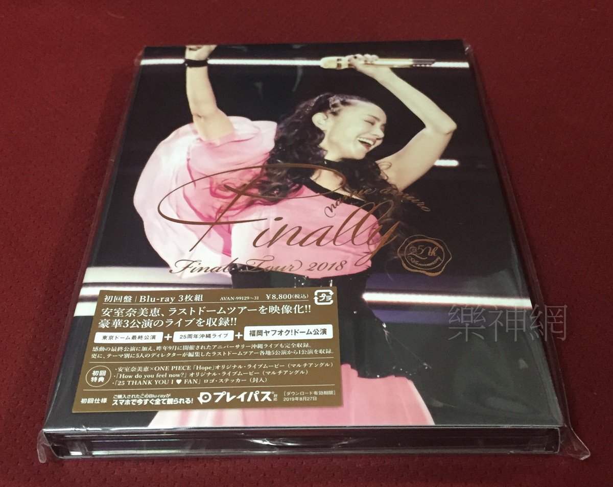 安室奈美惠namie amuro Final Tour 2018 Finally日版藍光Blu-ray+福岡