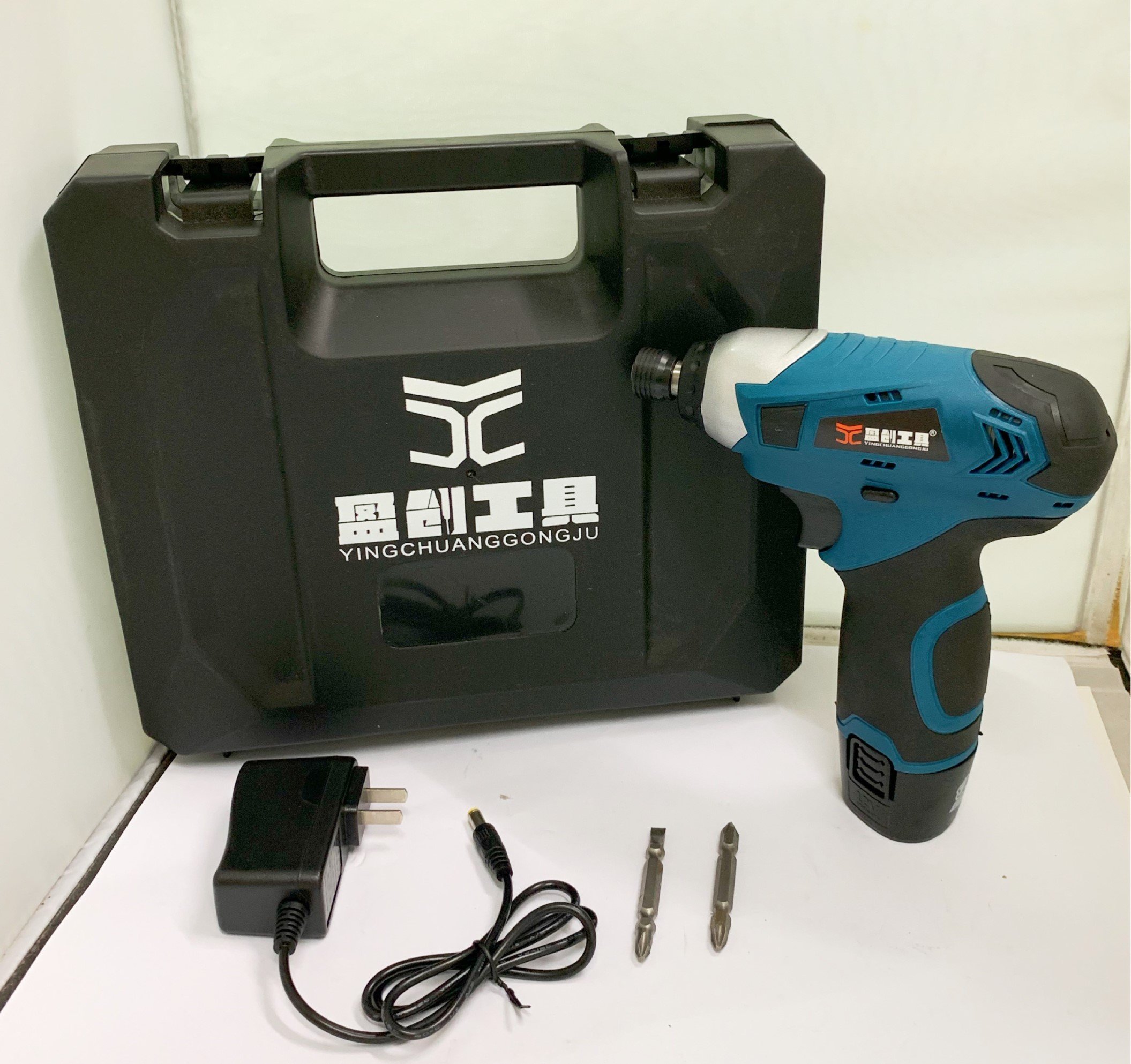 鋰電衝擊起子機 12V雙電池 2.0AH 鋰電起子機 附塑膠手提盒/電動螺絲刀/電動起子/電動工具 保固半年