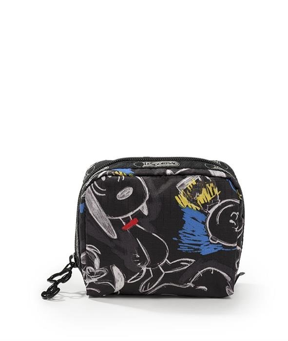 預購 美國 Lesportsac X Snoopy 16 跳舞史努比聯名限量款 小款化妝包 手拿包 收納包 生日禮 Yahoo奇摩拍賣