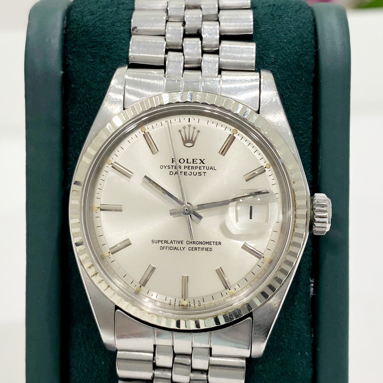 金運名錶當舖 ROLEX 勞力士 1601  DATEJUST 4 不鏽鋼 自動機芯 36mm 原裝捲帶 單錶現貨R61