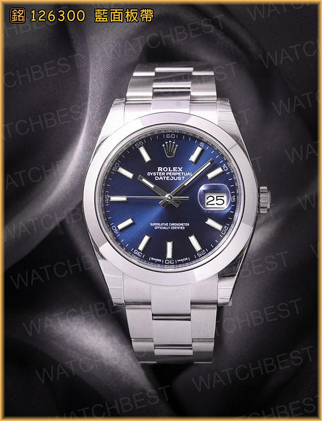 大銘腕錶 二手極新品 勞力士 ROLEX 蠔式 126300 藍面 41MM RX243753