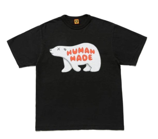 日貨代購CITY】2021AW HUMAN MADE KAWS 聯名限量北極熊短T 愛心LOGO