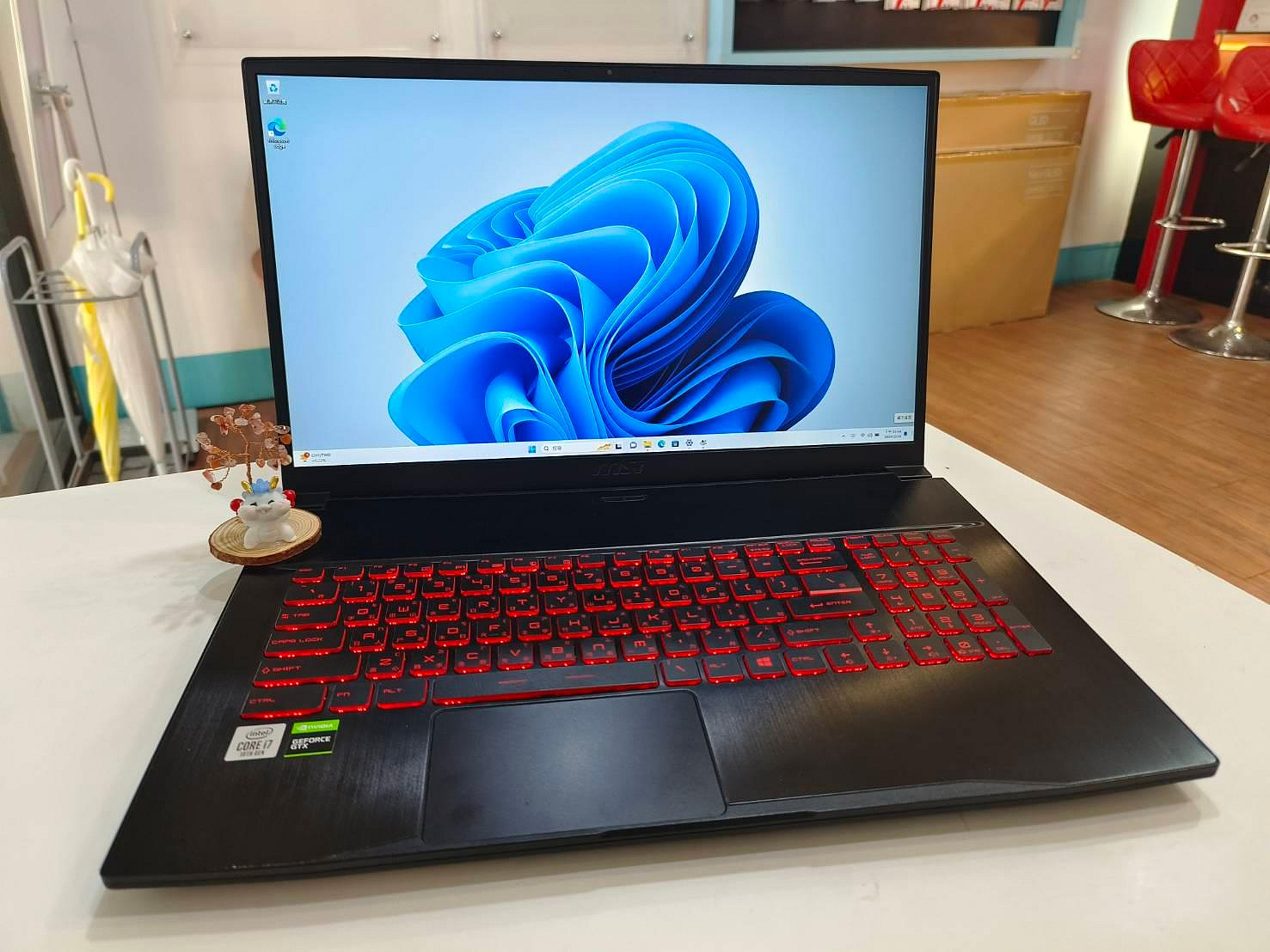 【艾爾巴二手】MSI GF75 i7-10750H/16G/512G/1650 TI 17.3吋 黑#筆電#漢口店 15684