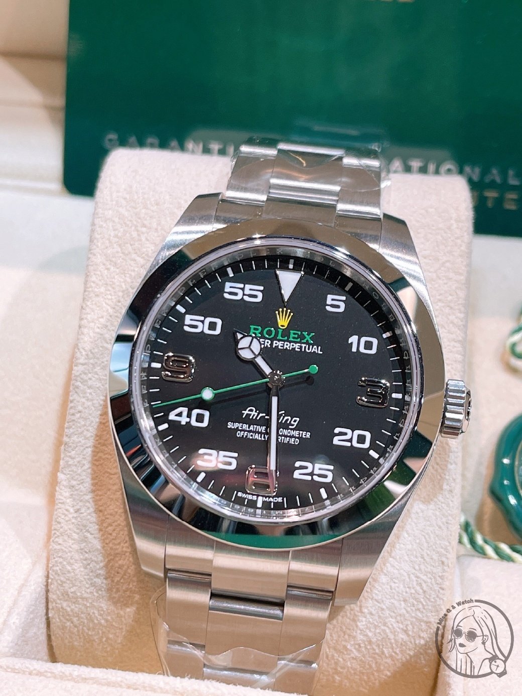 【Ｑ小姐的玩錶瘋】ROLEX AIR KING👑 空中霸王 116900🔺2023保卡 ｜全新品｜停產款🔚