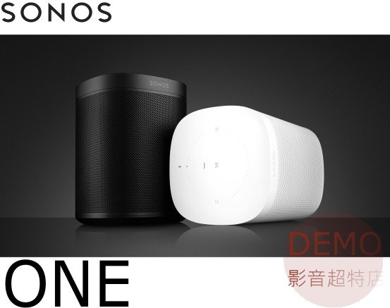 ㊑DEMO影音超特店㍿ SONOS ONE Gen 2 無線智慧音響 喇叭 (1支)