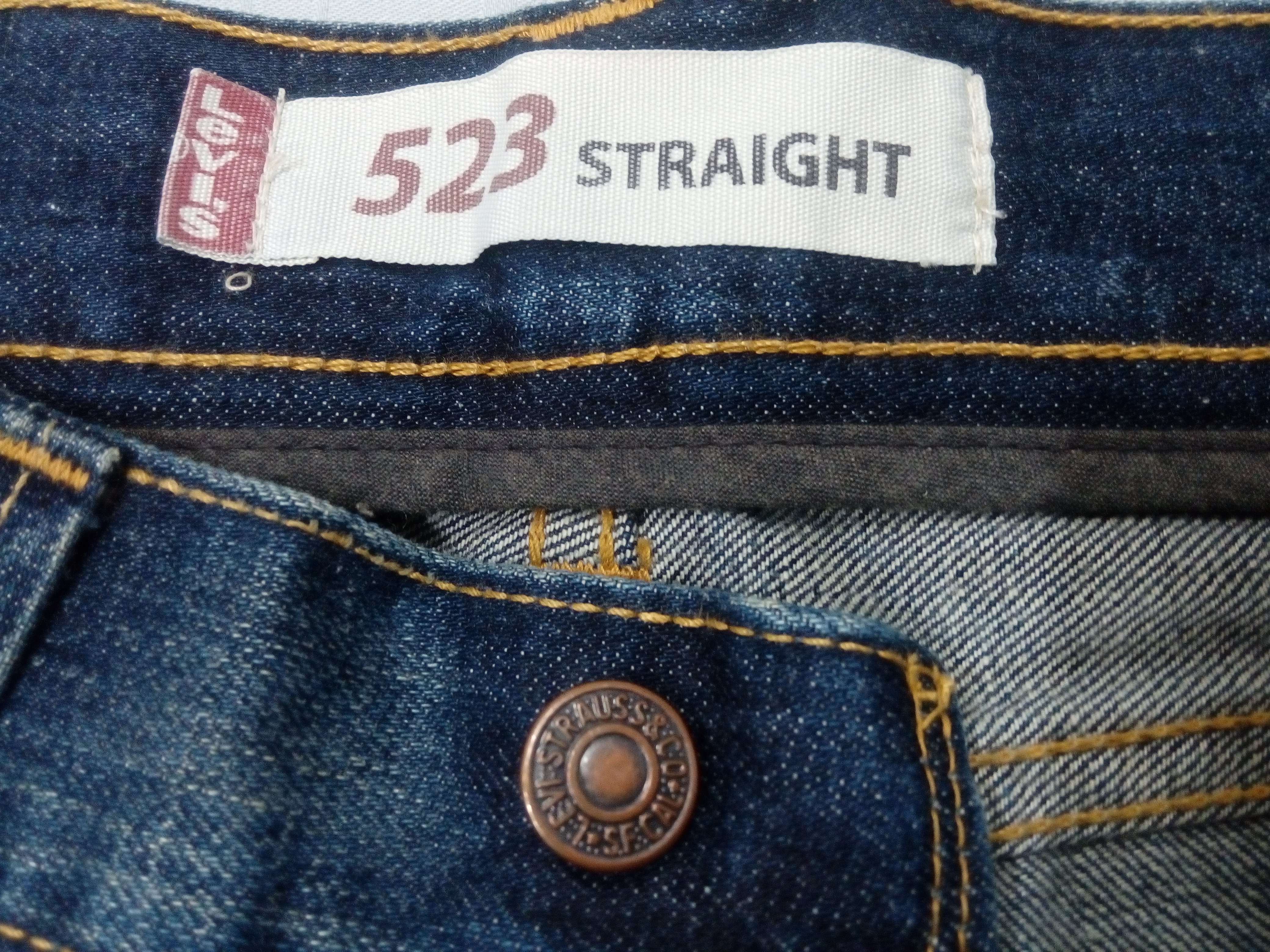 全新美國Levis Levi's專櫃真品正品已絕版523-0026方正剪裁陳冠希代言著