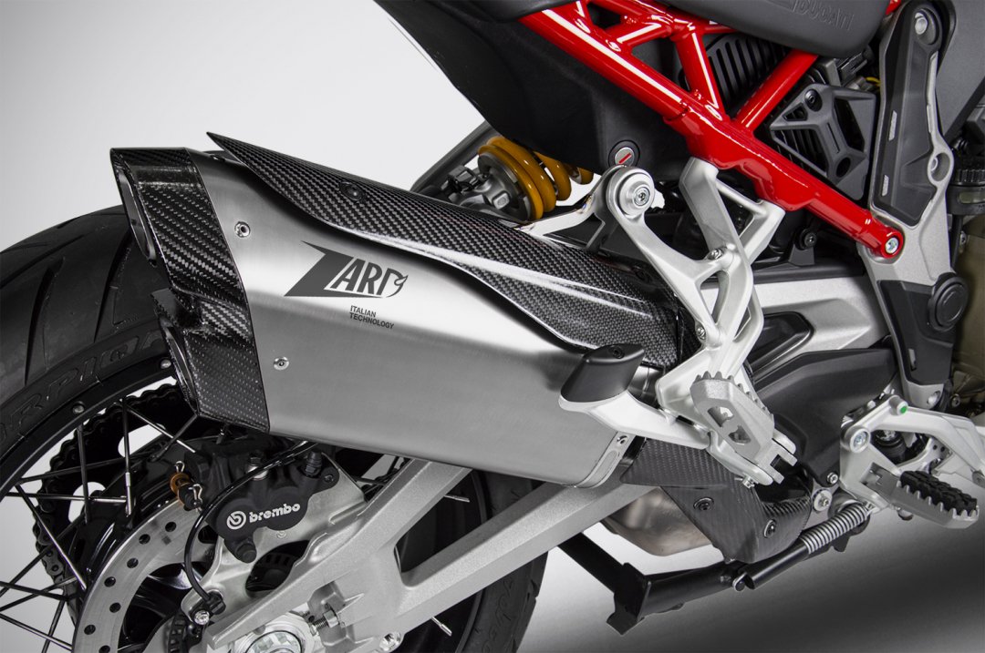 【ZARD】DUCATI MULTISTRADA V4 V4S 鈦合金 尾段管 卡夢護片 歐盟五期 2022+