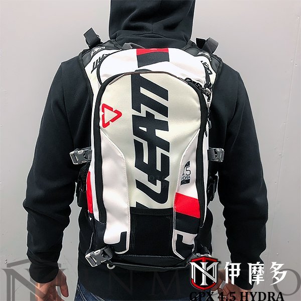 伊摩多LEATT GPX 4.5 HYDRA 護胸背包水袋/置物/CE胸背護具一體 越野護甲7023051500黑白