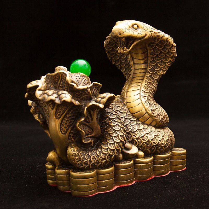 蛇擺件 - 彫刻/オブジェ