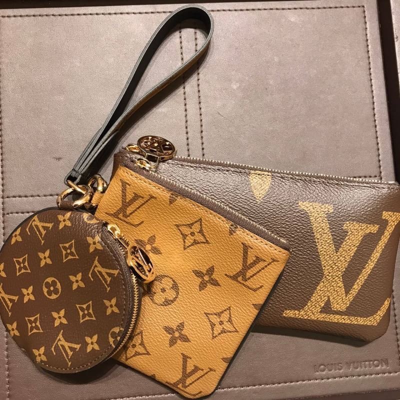 Louis Vuitton M69516 Pochette Trio Crafty Collection Amplant Women's