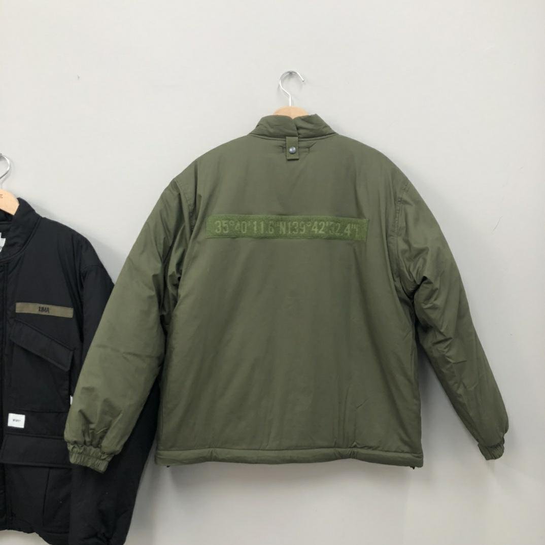 19AW WTAPS MC/JACKET.COPO.TAFFETA 余文樂同款工裝四袋加厚大棉衣棉服