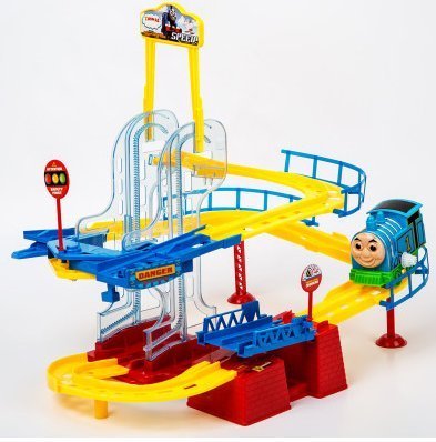 【興達生活】正版托馬斯小火車電動多層軌道車賽車套裝玩具兒童男孩3`4`5`6歲