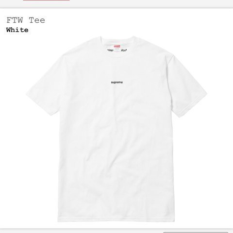 現貨Supreme 18SS FTW Fuck The World 熱門logo 繡字短Tee 白L 藍L ...