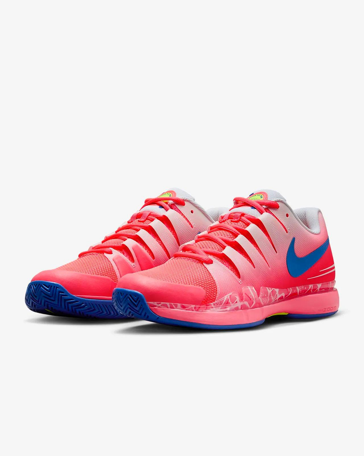 【T.A】限量優惠 Nike Air Zoom Vapor 9.5 PRM高階旗艦款 網球鞋 輕量包覆 2023新款 Federer 費德勒 經典復刻 美網