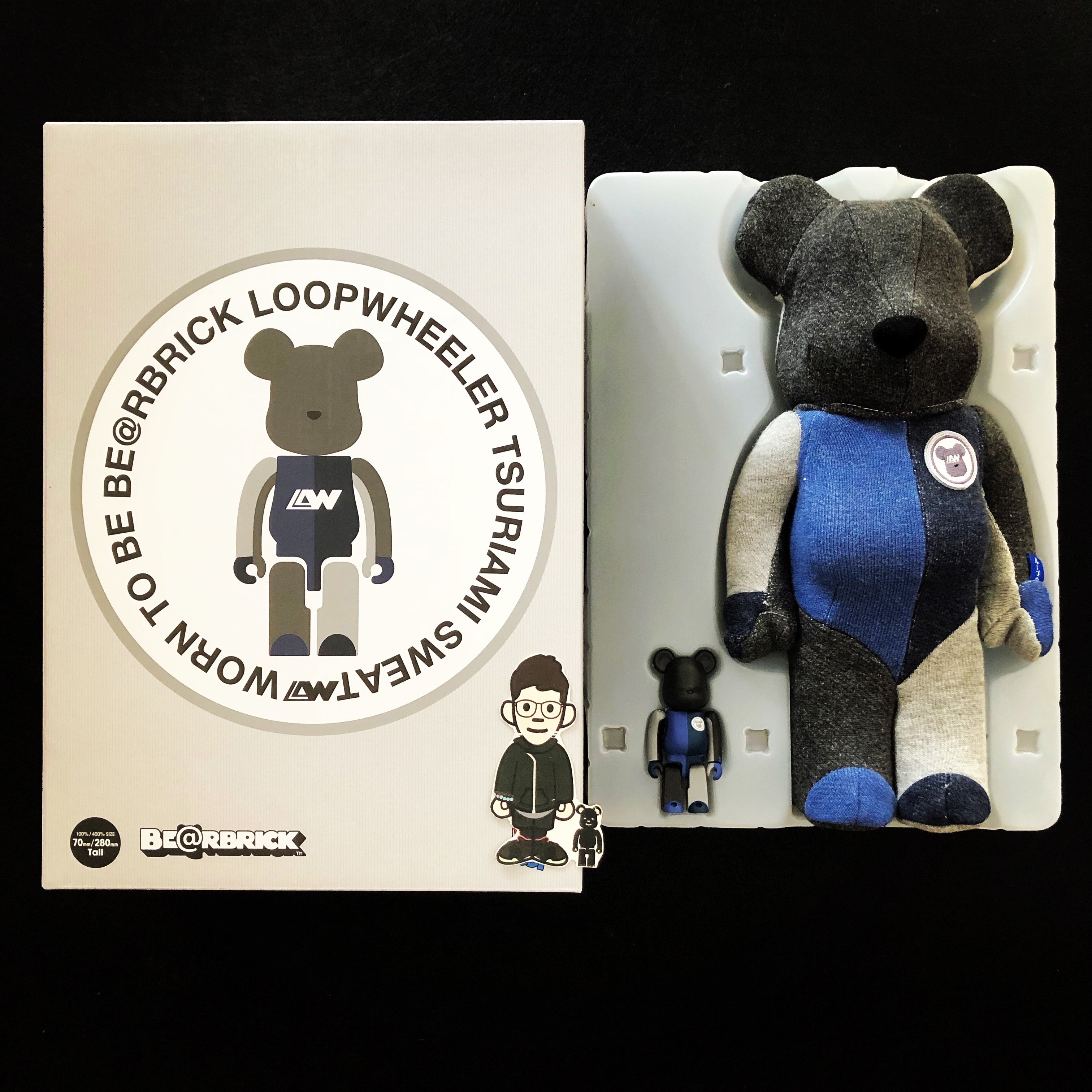 BE@RBRICK bearbrick 400%+100% loopwheeler | Yahoo奇摩拍賣