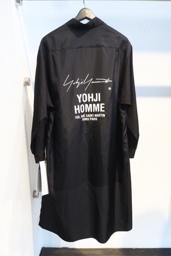 完售Yohji Yamamoto pour homme 山本耀司staff coat staff shirt 2018
