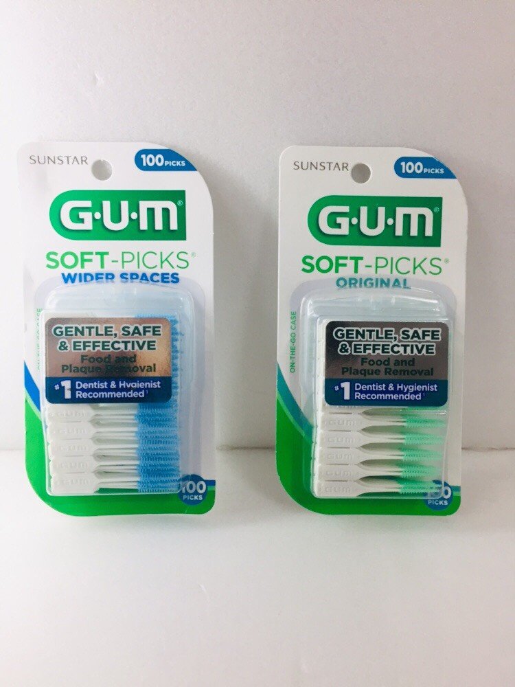 美國GUM 牙間刷100入+ 收納盒GUM Soft-Picks | Yahoo奇摩拍賣