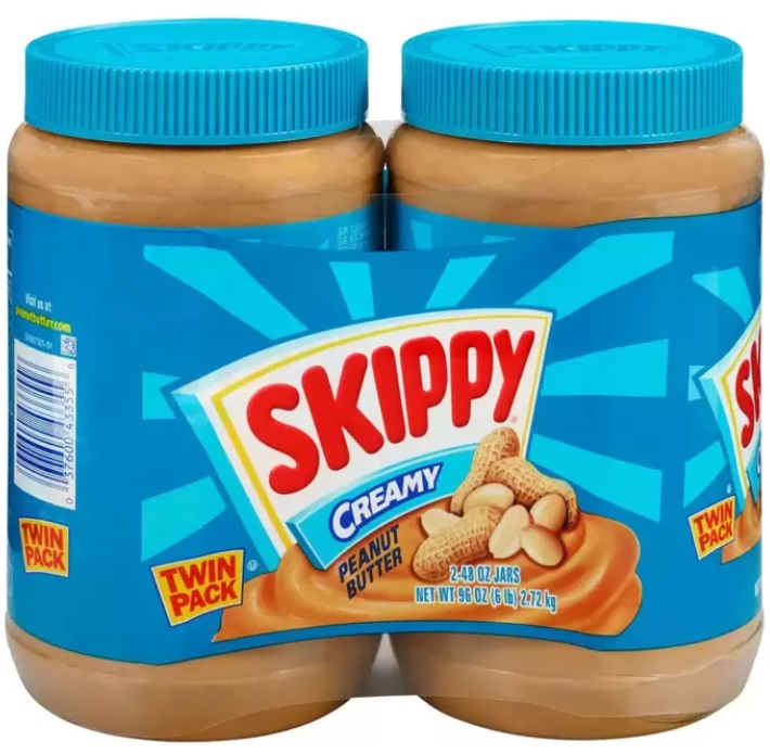 Skippy 柔滑花生醬Creamy Peanut Butter 1.36公斤X 2入好市多代購