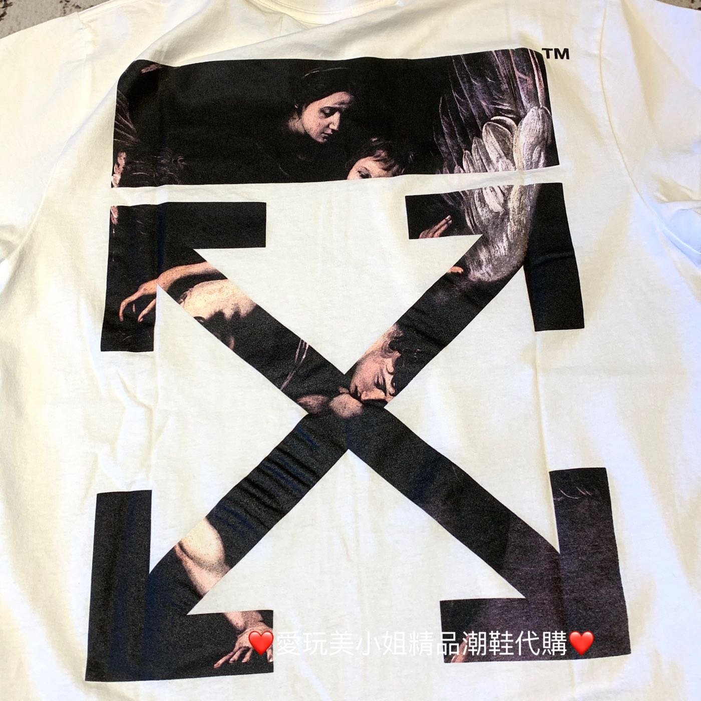 Off whIte 20SS 方型箭頭畫作短TEE 正常版型| Yahoo奇摩拍賣