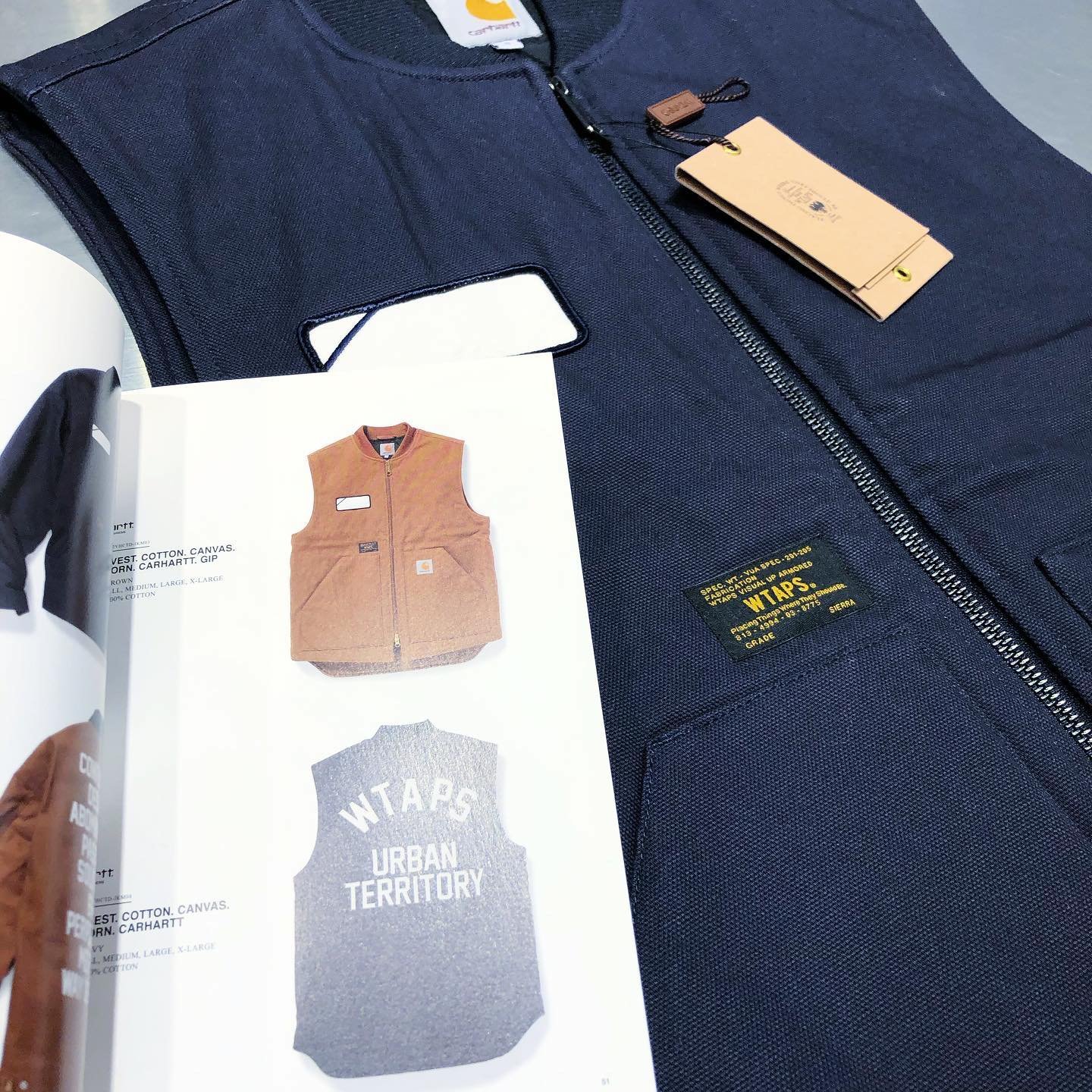 carharttwipWTAPS x CARHARTT WIP Vest ベスト 超希少！ - ベスト