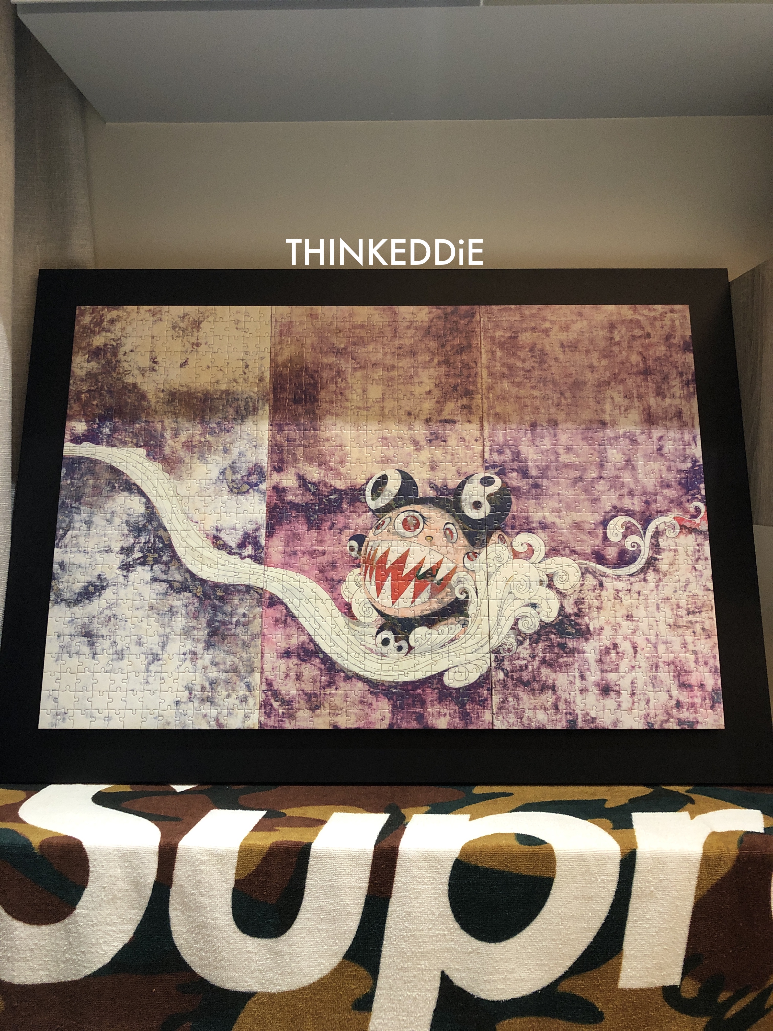 THINKEDDiE~全新正品現貨村上隆Takashi Murakami X MoMA puzzle 拼圖 