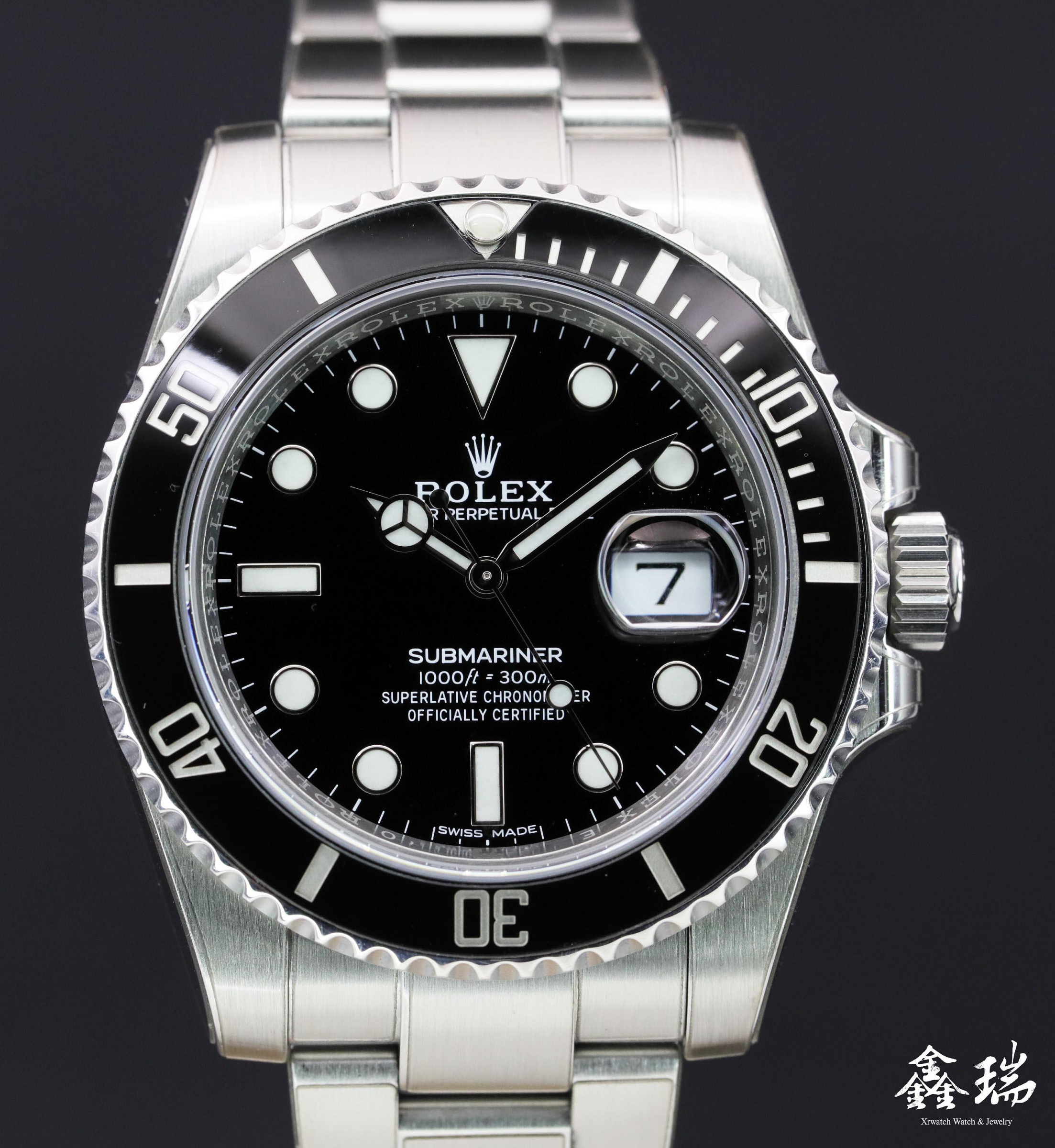 【鑫瑞鐘錶】Rolex 勞力士 Submariner 116610LN 116610 黑水鬼 不鏽鋼 40mm 盒單全