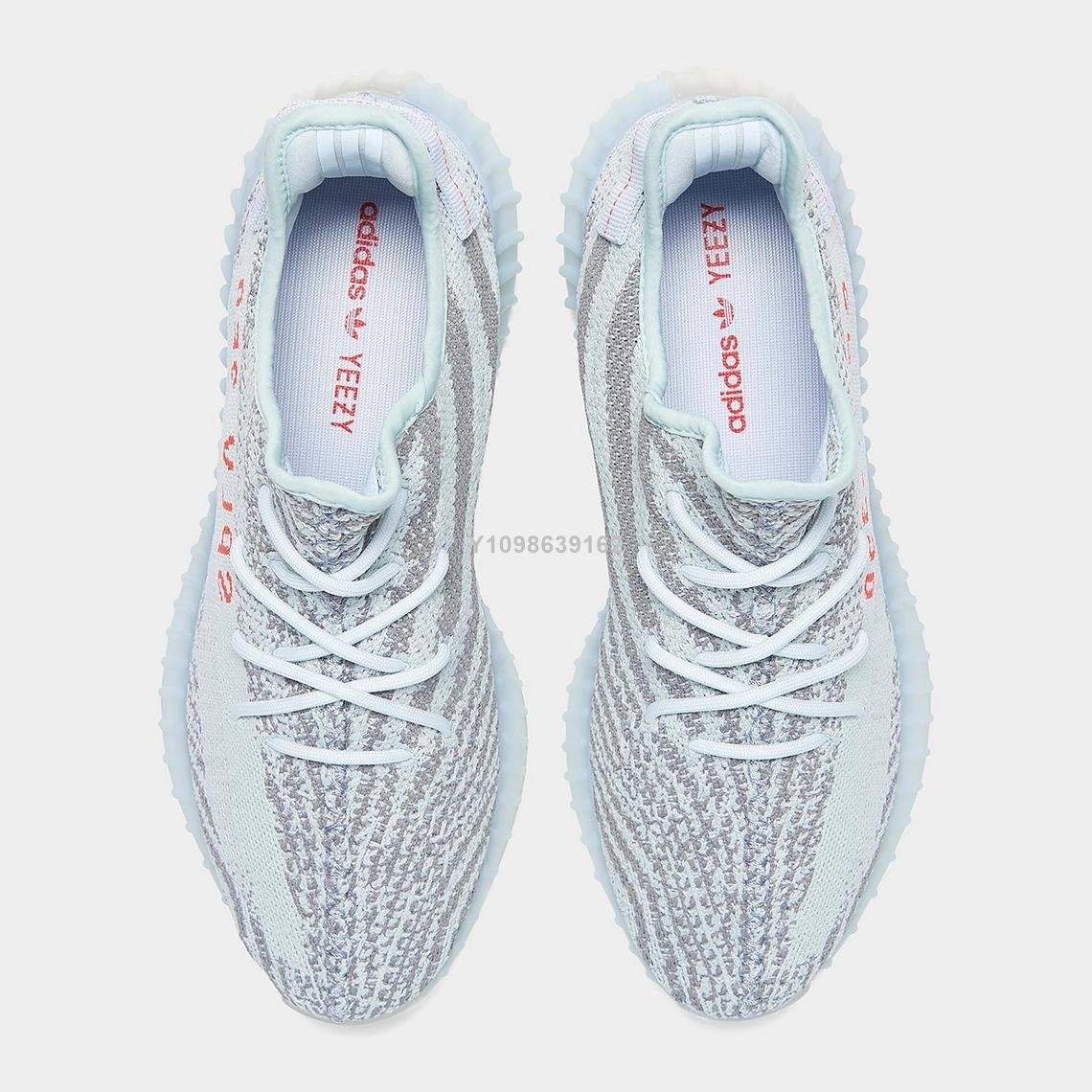 代購】Adidas Yeezy Boost 350 Blue Tint 冰藍時尚百搭運動鞋B37571