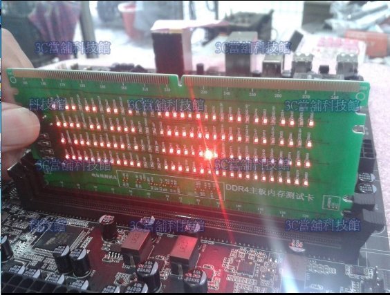 含稅 桌上型 DDR1  DDR2 DDR4 帶燈測試卡 桌機帶燈測試儀 記憶體槽帶燈測試儀 測試卡 無需外接電源