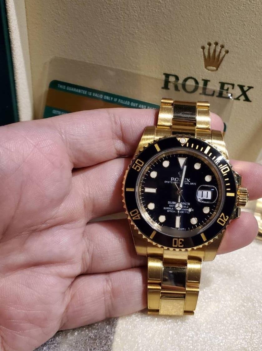 『已交流』👏勞力士 116618LN 全金 黑水鬼 ROLEX Submarine 水鬼 116618 LN 絕版