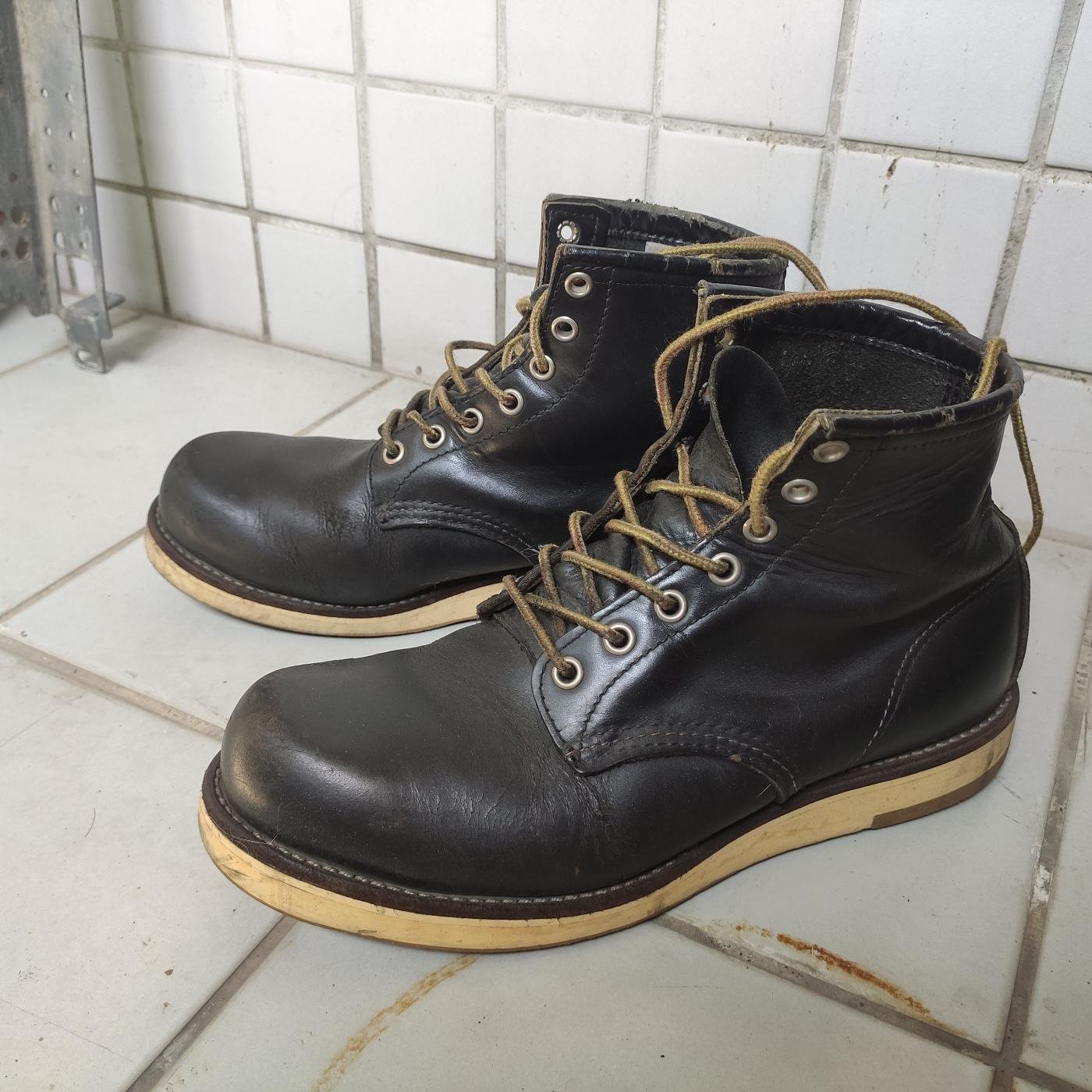 80s稀有Red wing 2981 leather work boots 皮革靴子六寸靴工作靴西部