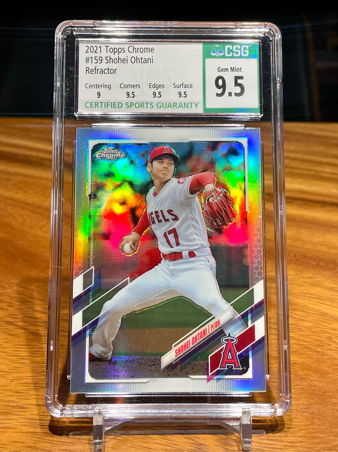 トレーディングカード 大谷翔平 2018 bowman´s best refractor shohei