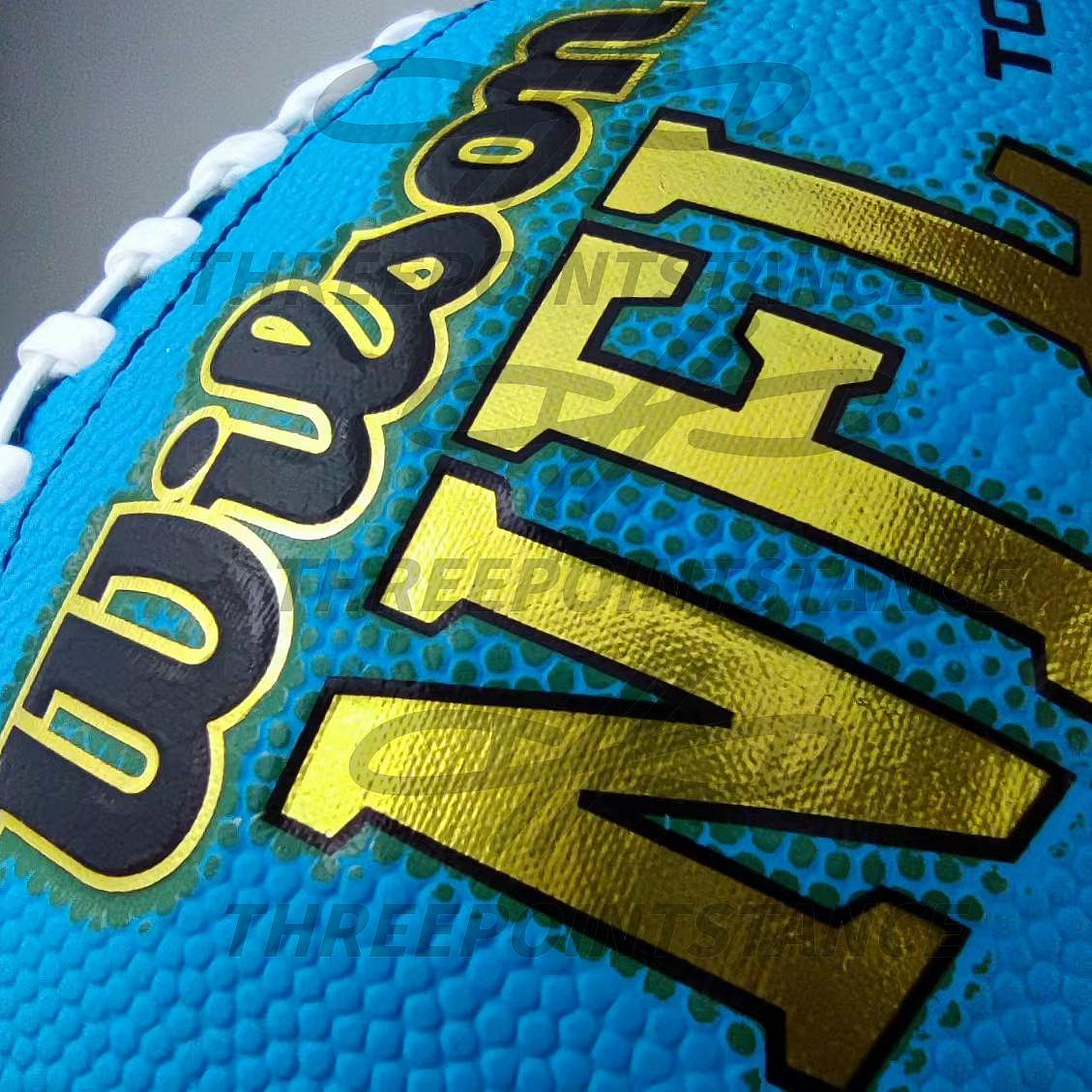橄欖球NFL 美式橄欖球腰旗橄欖球全裝備橄欖球比賽訓練用球藍色6號9號球
