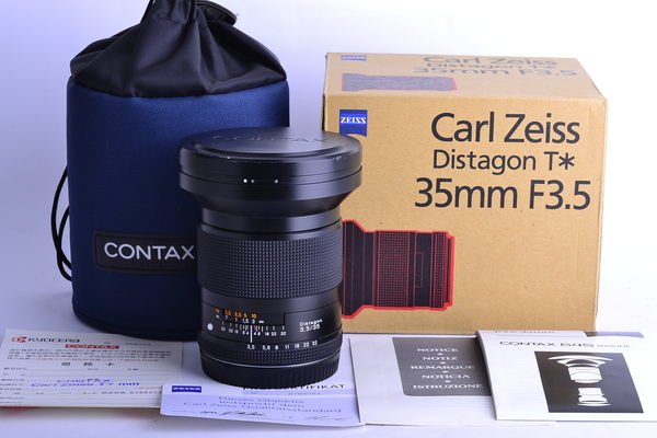 品光攝影】美品Contax Distagon T* 35mm F3.5 定焦645用120相機#CX0080