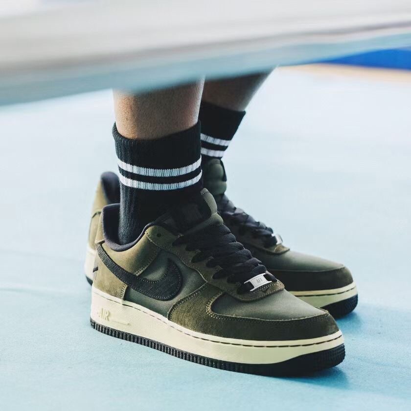 免運UNDEFEATED x Nike Air Force 1 Low 綠黑DH3064-300 運動鞋【GL