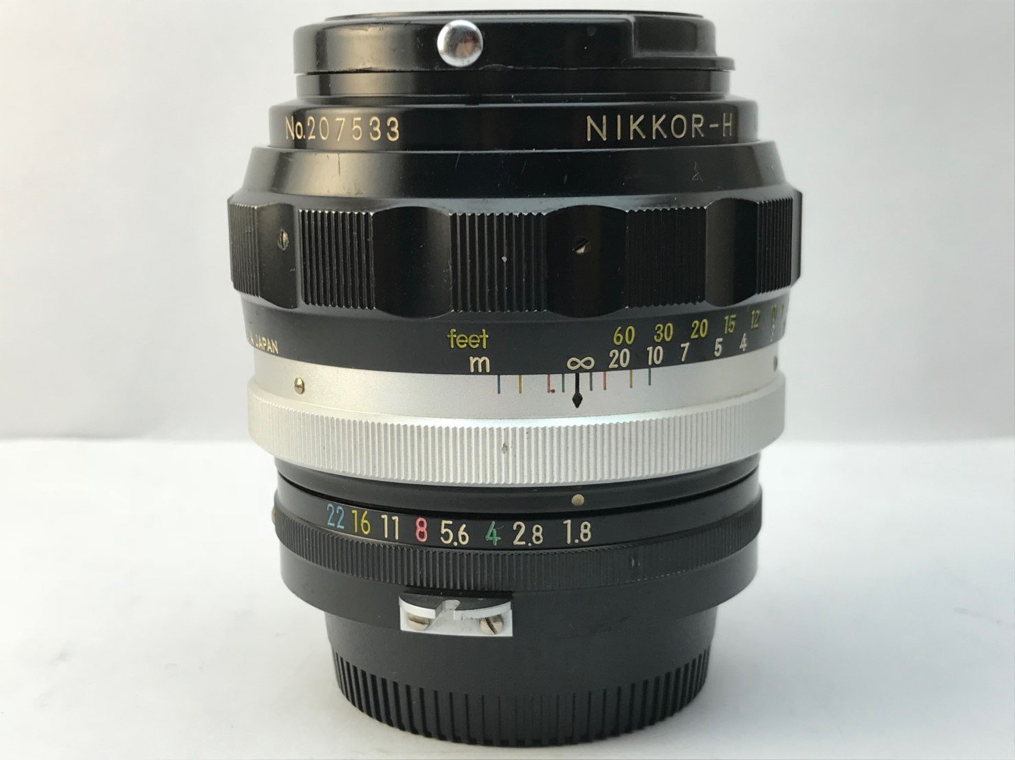 尼康Nikon Non-AI NIKKOR-H Auto 85mm F1.8 大光圈人像鏡頭全幅良品(三