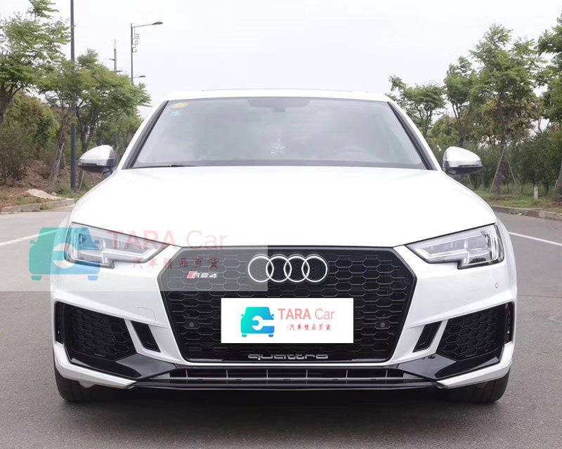 新款- 台灣製 17 18 19 年 奧迪 AUDI A4 B9 改 RS4 前大包 含水箱罩 前保桿 空力套件 現貨